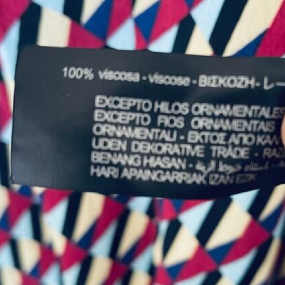 ZARA • Geo Print Sussy Maxi Dress in Geometric Print - Picture 11 of 16